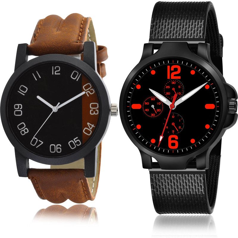 Analog Watch - For Men New Quartz 2 Watch Combo For Boys And Men - B36-(69-S-10)