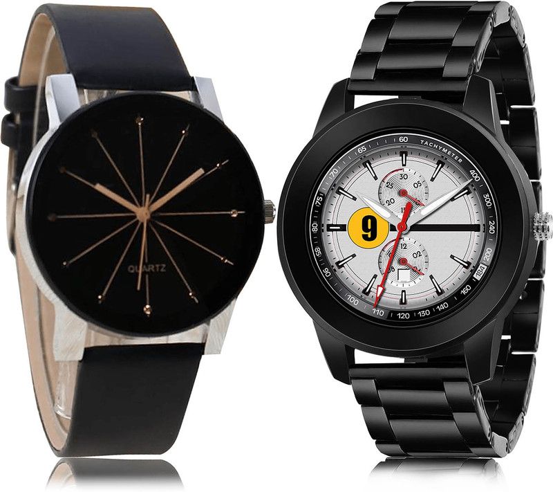 Analog Watch - For Men Treading Quartz 2 Watch Combo For Boys And Men - B51-(55-S-20)