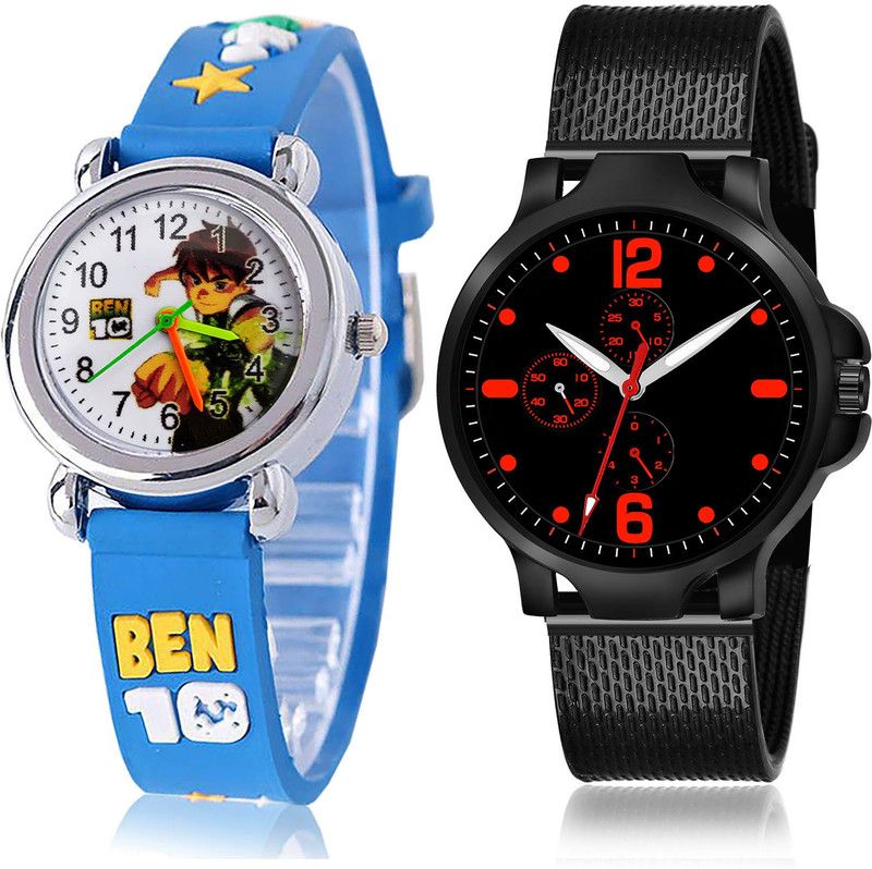 Analog Watch - For Boys Classical Casual 2 Watch Combo For Boys And Men - BK101-(69-S-10)