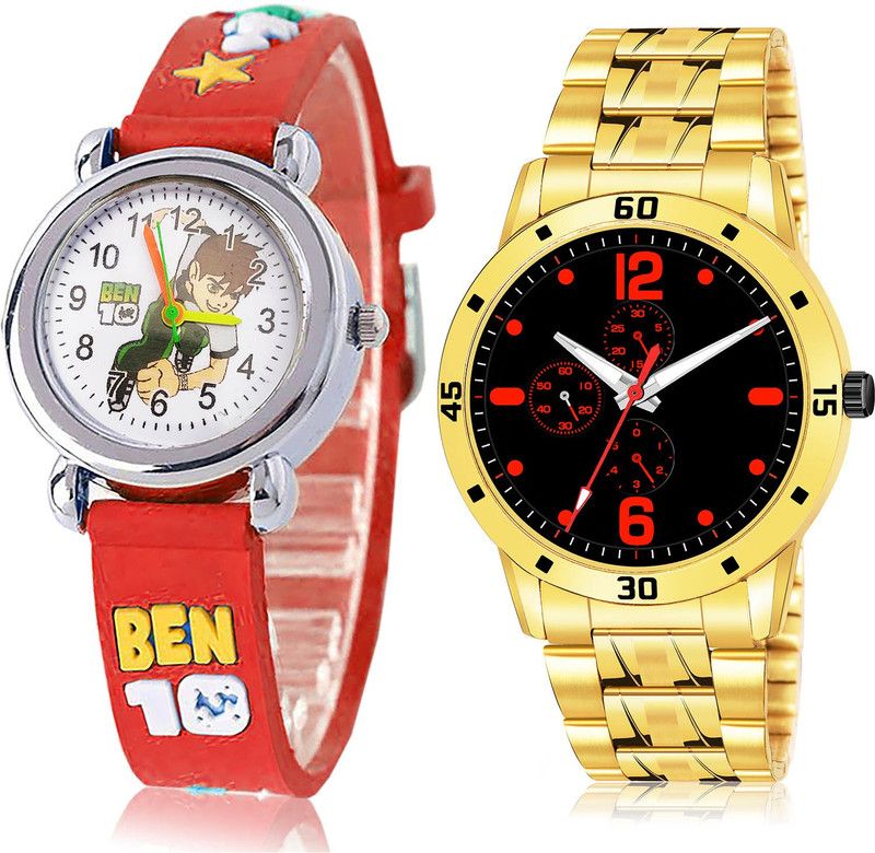 Analog Watch - For Boys Contemporary Fashionable 2 Watch Combo For Boys And Men - BK118-(69-S-21)