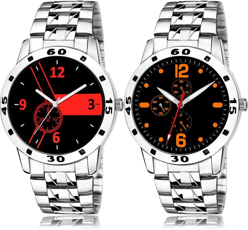 Analog Watch - For Men Modern High Quality 2 Watch Combo For Boys And Men - B689-(70-S-19)
