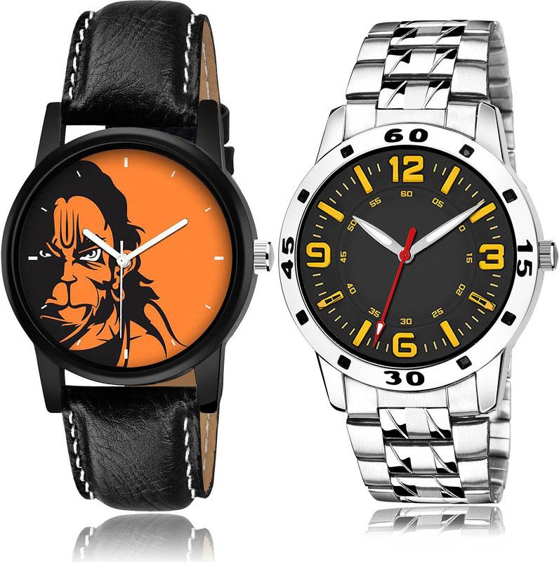 Analog Watch - For Men Contemporary Professional 2 Watch Combo For Boys And Men - B26-(48-S-19)
