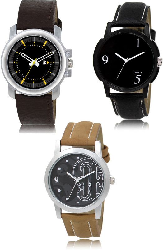 New latest Designer Combo of 3 Analog Watch - For Men 44-06-14