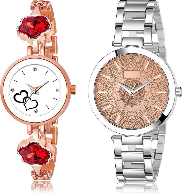 Analog Watch - For Girls Modish Analogue 2 Watch Combo For Women And Girls - G598-GM204