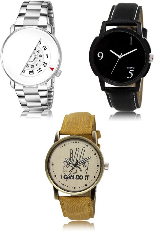 New latest Designer Combo of 3 Hybrid Smartwatch Watch - For Men 106-06-30