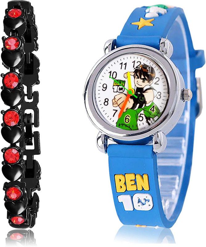 Analog Watch - For Women Treading Collection Bracelet And Ben 10 Kids 2 Watch Combo For Girls And Women - GX1-GC95