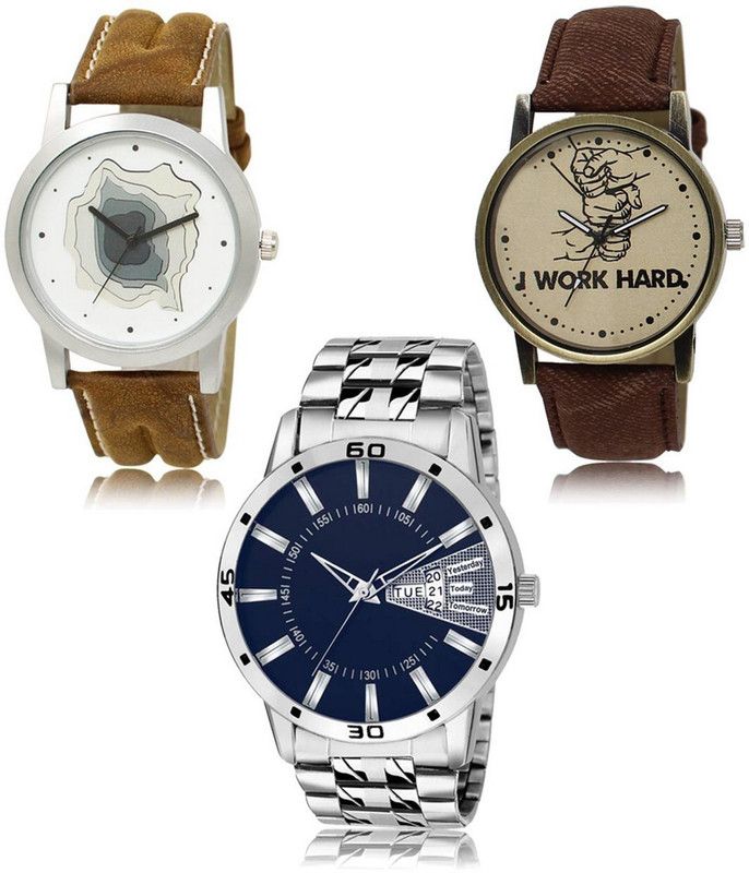 New latest Designer Combo of 3 Analog Watch - For Men LR-09-29-102