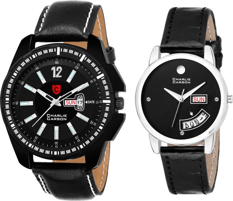 Charlie Carson day & date new combo analog watch for men & women-CC225MGC Analog Watch - For Men & Women CC225MGC