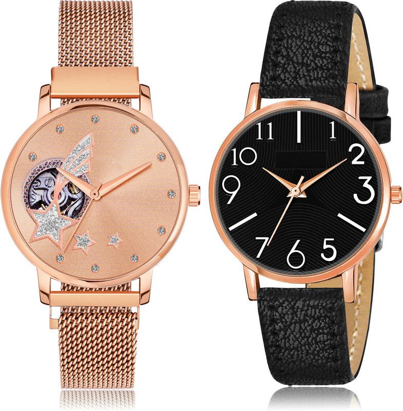 Analog Watch - For Women Classical Professional 2 Watch Combo For Women And Girls - GM241-GW54