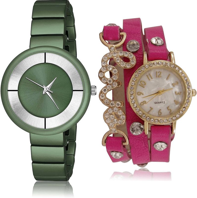 Analog Watch - For Women New Fancy 2 Watch Combo For Women And Girls - G636-G204