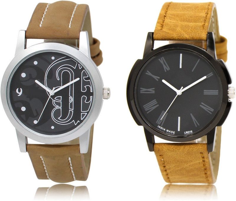 New Latest Designer Combo of 2 Analog Watch - For Men LR14-LR19
