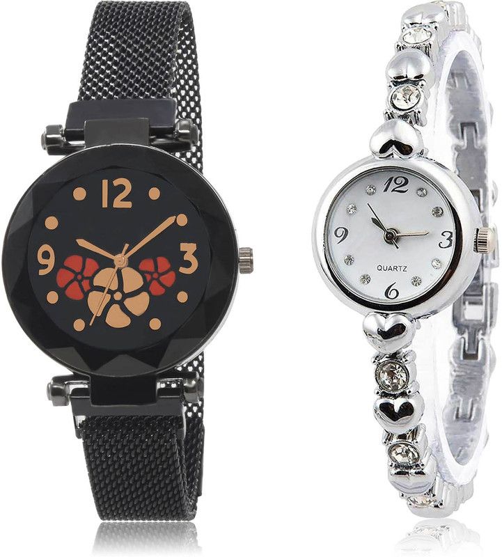 Analog Watch - For Women Brand New Rich 2 Watch Combo For Women And Girls - G652-G453