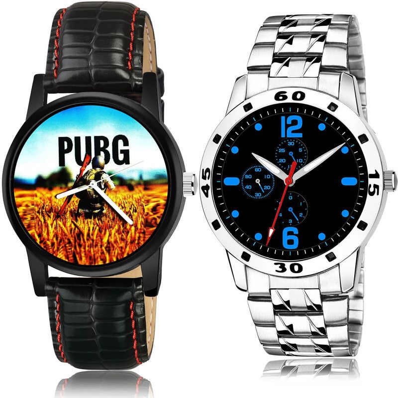 Analog Watch - For Men Brand New Branded 2 Watch Combo For Boys And Men - B476-(68-S-19)