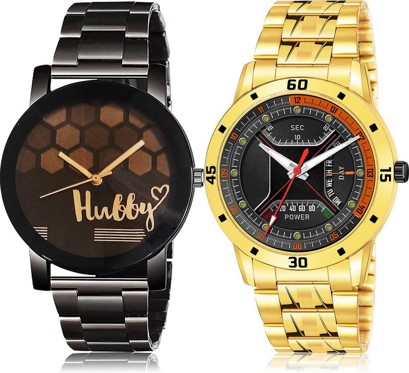Analog Watch - For Men Best Fashion 2 Watch Combo For Boys And Men - BCPL2-(56-S-21)