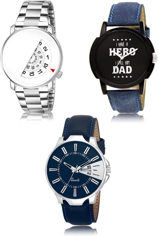 New latest Designer Combo of 3 Analog Watch - For Men 106-07-23