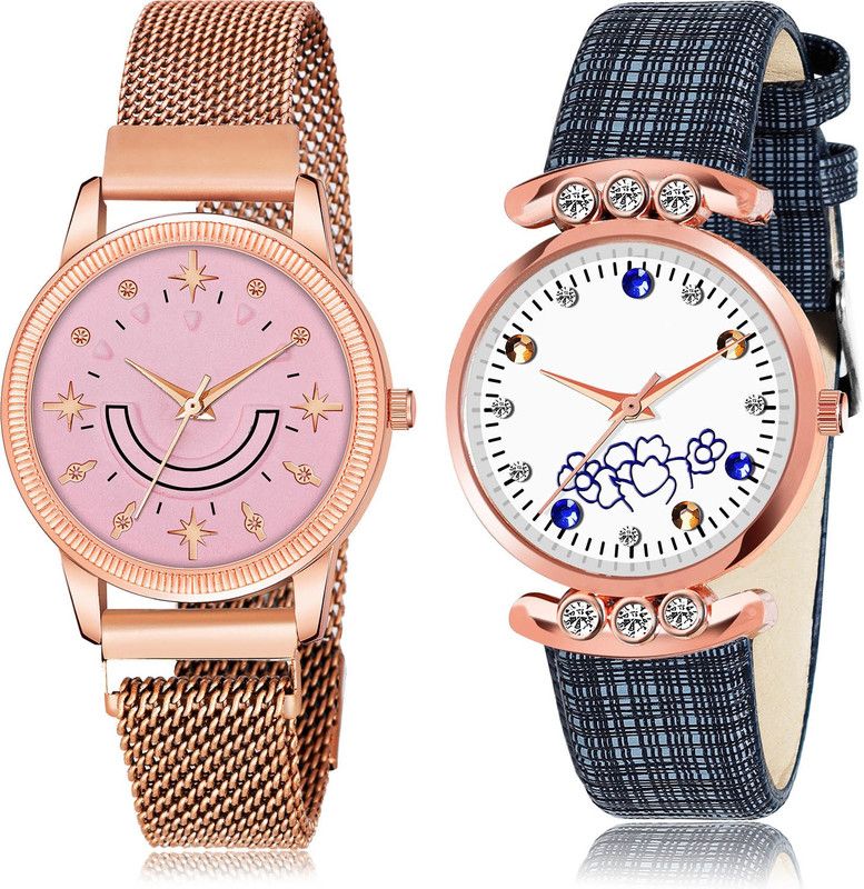 Analog Watch - For Women Classical Gift 2 Watch Combo For Women And Girls - GW72-GW4