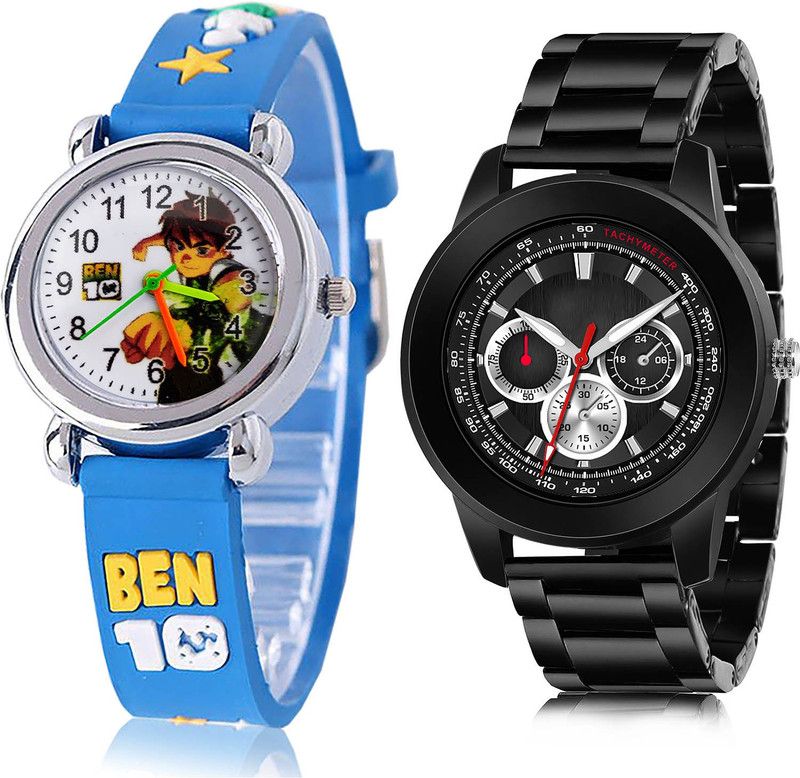 Analog Watch - For Boys Modish Fancy 2 Watch Combo For Boys And Men - BK101-(14-S-20)