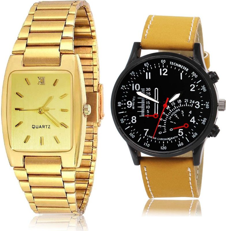 combo watch Analog Watch - For Men Contemporary Chronograph Chain Combo Watch For Boys And Men - BRM4-B42