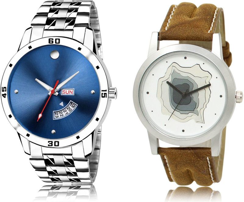 New Latest Designer Combo of 2 Analog Watch - For Men LR105-LR09