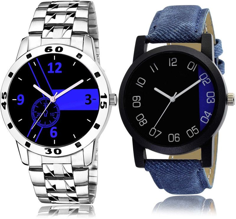 combo watch Analog Watch - For Men Classical 3D Design Chain Watch Watch - B790-B37 (Combo Of 2 )