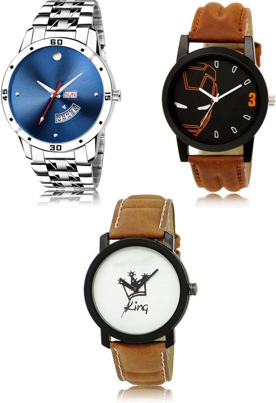 New latest Designer Combo of 3 Analog Watch - For Men 105-04-18