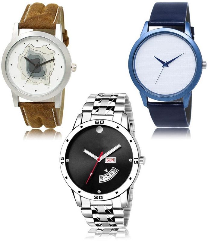 New latest Designer Combo of 3 Analog Watch - For Men LR-09-33-104