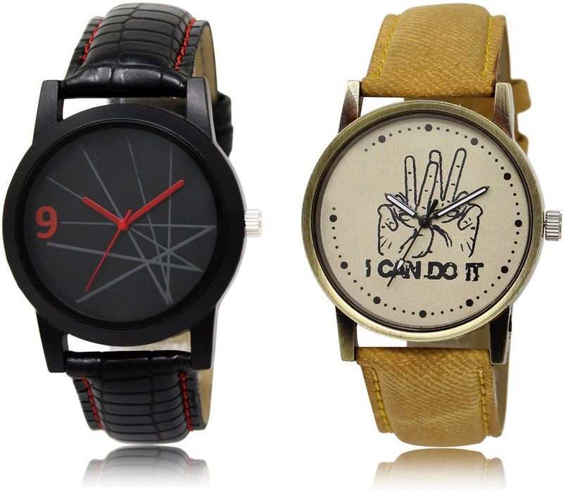 New Latest Designer Combo of 2 Analog Watch - For Men LR08-LR30