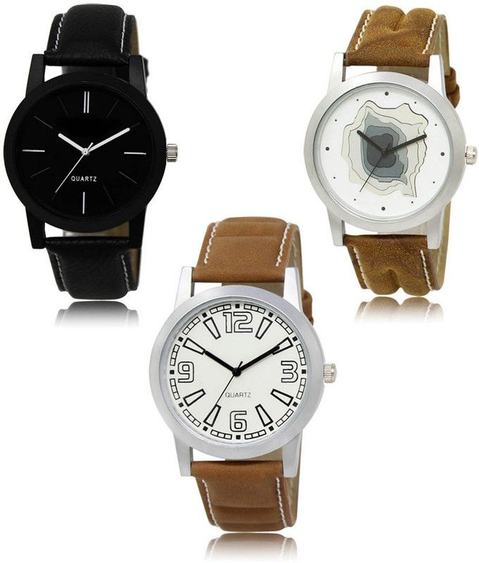 New latest Designer Combo of 3 Analog Watch - For Men LR-05-09-15