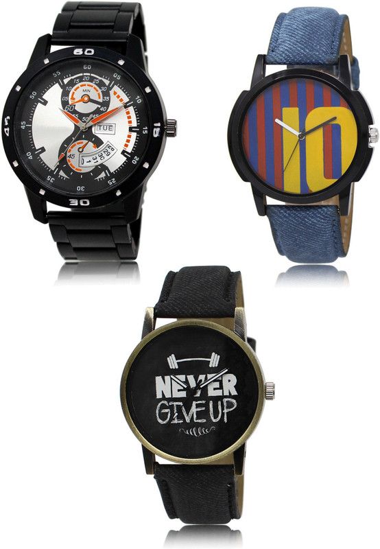 New latest Designer Combo of 3 Analog Watch - For Men 107-10-27