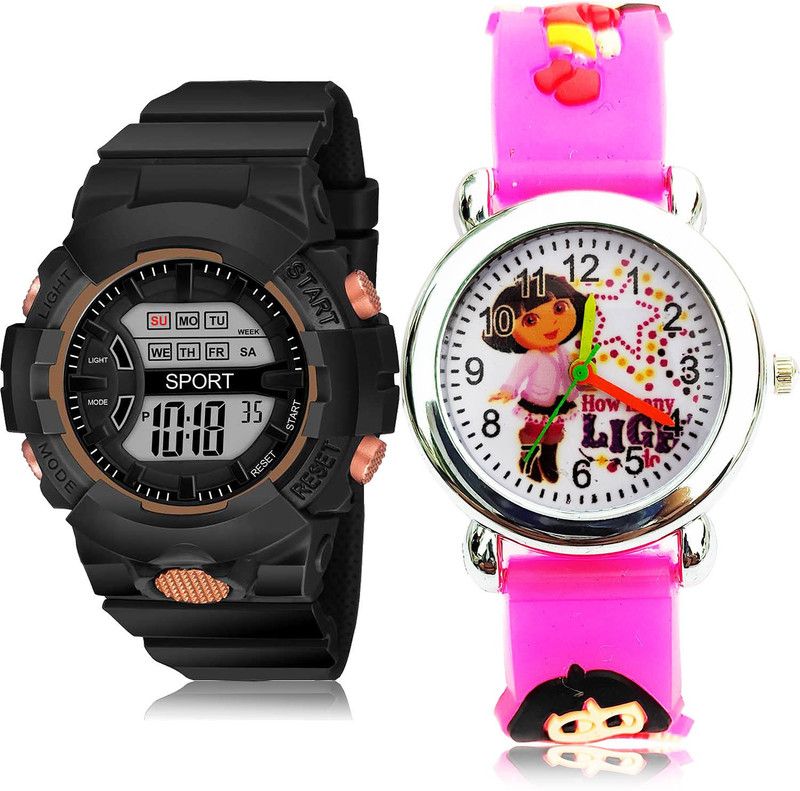 Analog-Digital Watch - For Girls