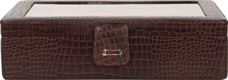 Genuine Watch Box  (Brown, Holds 11 Watches)