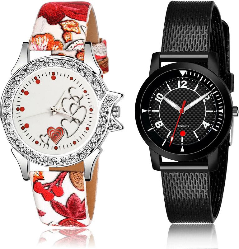 Analog Watch - For Girls New Present 2 Watch Combo For Women And Girls - G495-(66-L-10)