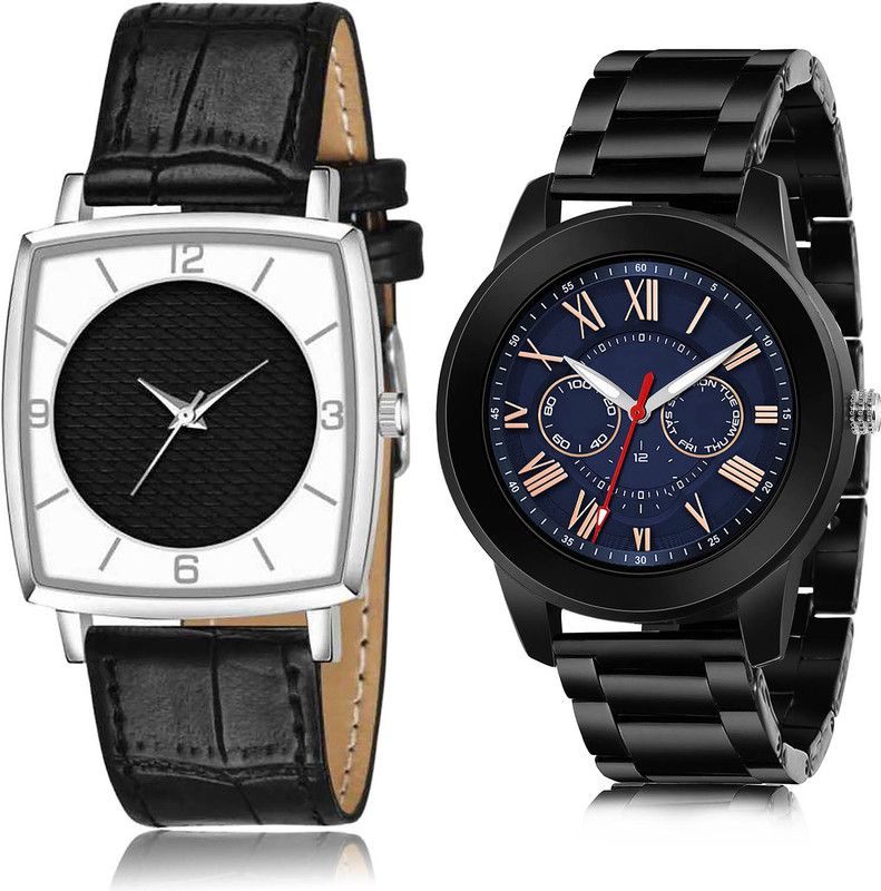 Analog Watch - For Men Latest Tread 2 Watch Combo For Boys And Men - BW502-(62-S-20)