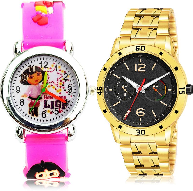 Analog Watch - For Boys Brand New Professional 2 Watch Combo For Boys And Men - BK194-(64-S-21)