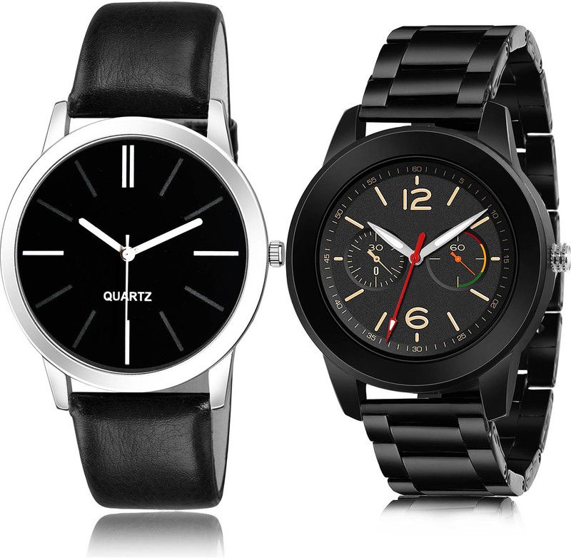 Analog Watch - For Men Brand New Technology 2 Watch Combo For Boys And Men - B997-(64-S-20)