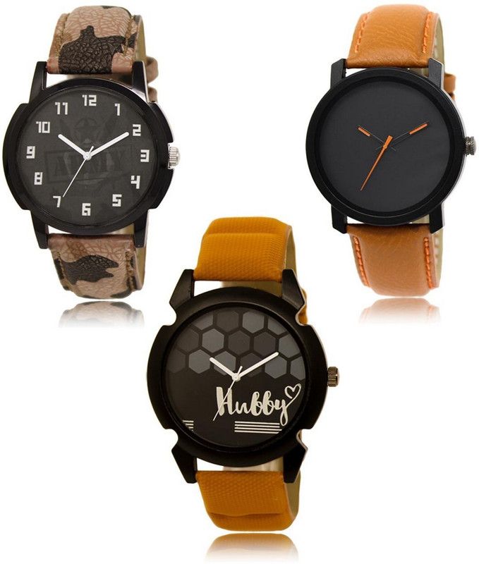 New latest Designer Combo of 3 Analog Watch - For Men -03-20-32