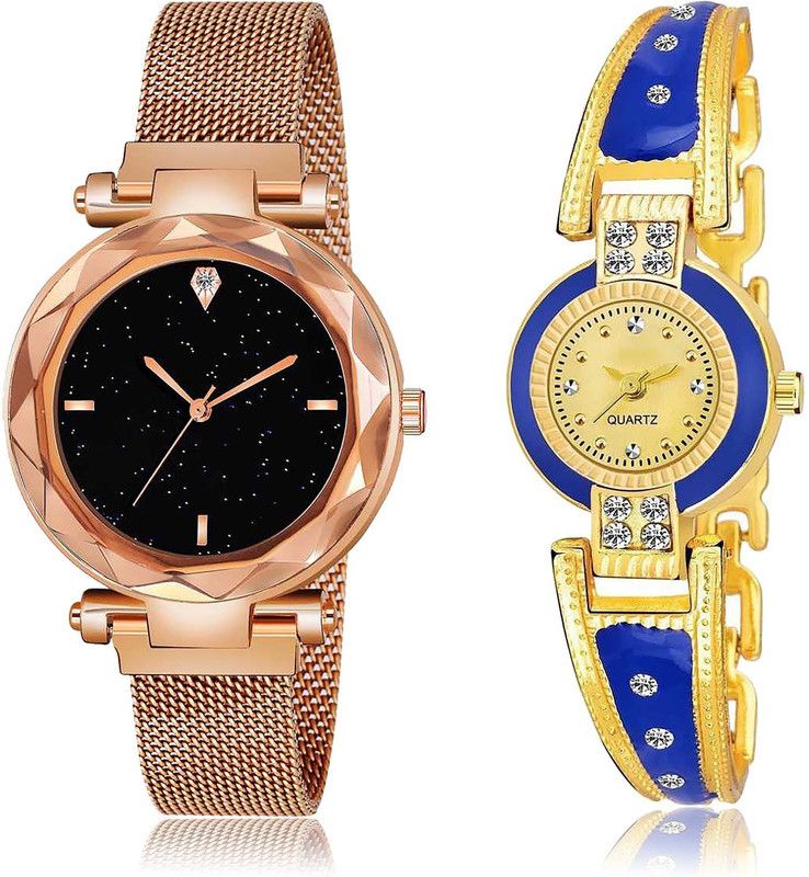 combo watch Analog Watch - For Girls Treading Technology Magnet And Royal Rajwadi Combo Watch For Girls And Women - GC5-G445