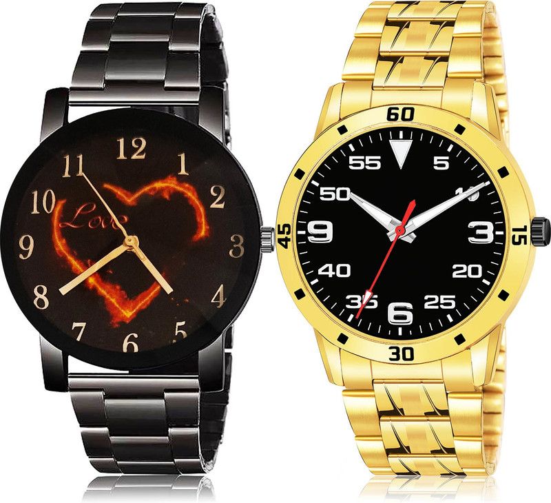 Analog Watch - For Men Modish Fancy 2 Watch Combo For Boys And Men - BCPL7-(75-S-21)