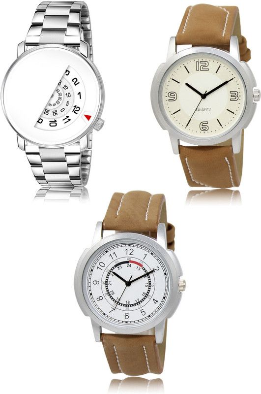 New latest Designer Combo of 3 Analog Watch - For Men 106-16-17