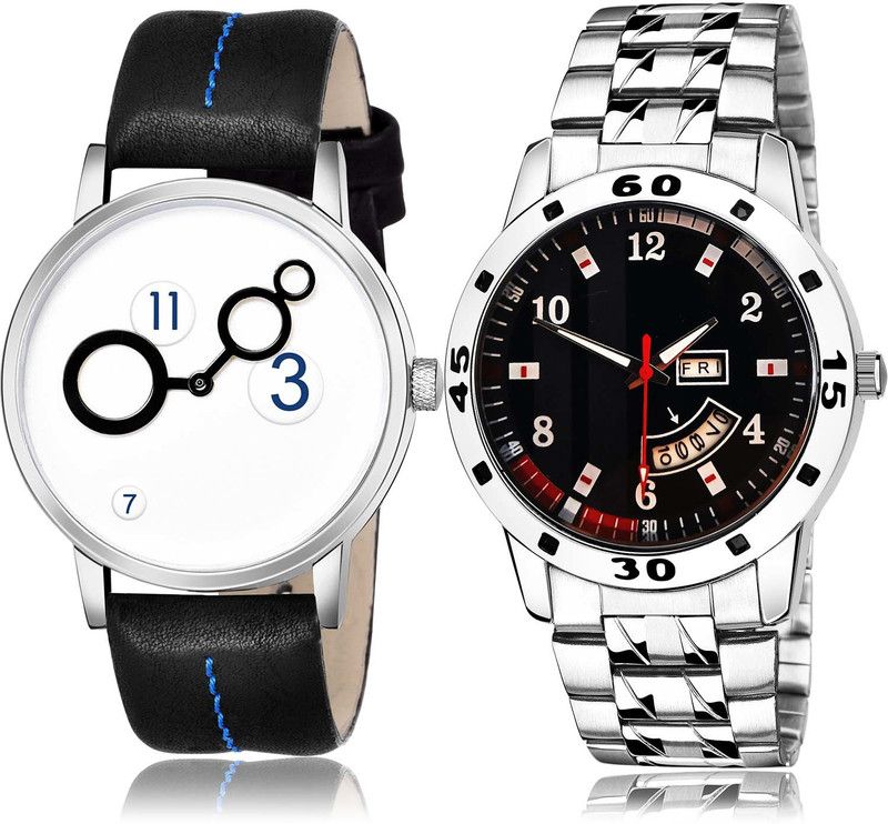 combo watch Analog Watch - For Men & Women New Chronograph Unique And Day And Date Chain Watch - BM11-B190