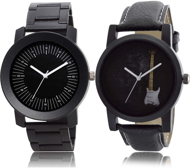 combo watch Analog Watch - For Men Latest Fancy Guitar Combo Watch For Boys And Men - BO54-B35