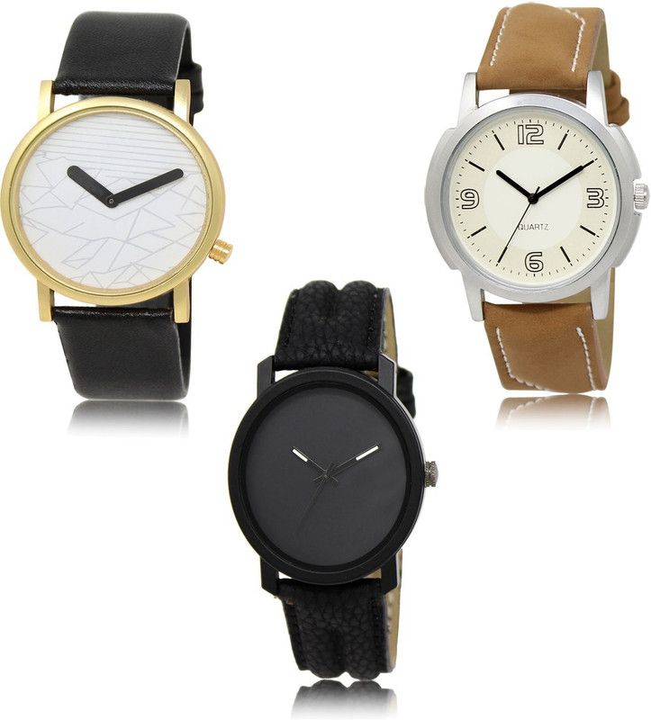 New latest Designer Combo of 3 Analog Watch - For Men LR37-LR16-LR21