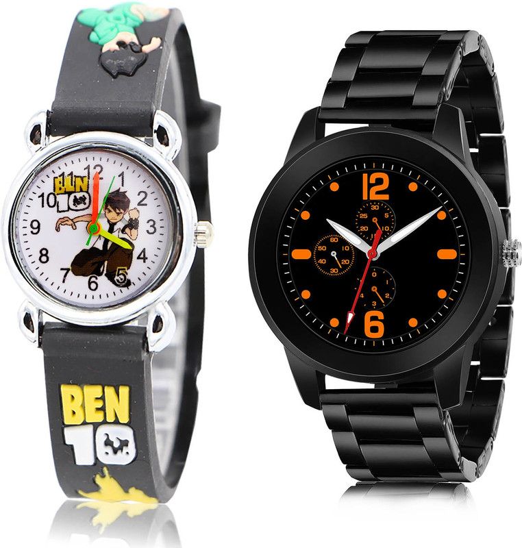 Analog Watch - For Boys Modern Designer 2 Watch Combo For Boys And Men - BK84-(70-S-20)