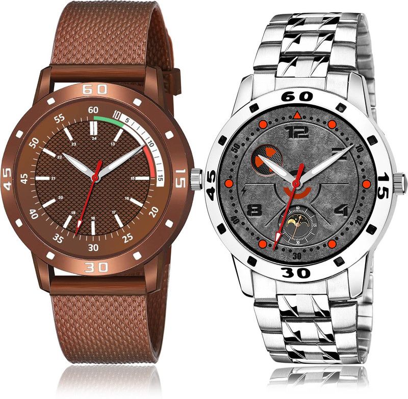 Analog Watch - For Men New Heart 2 Watch Combo For Boys And Men - BRM32-(13-S-19)