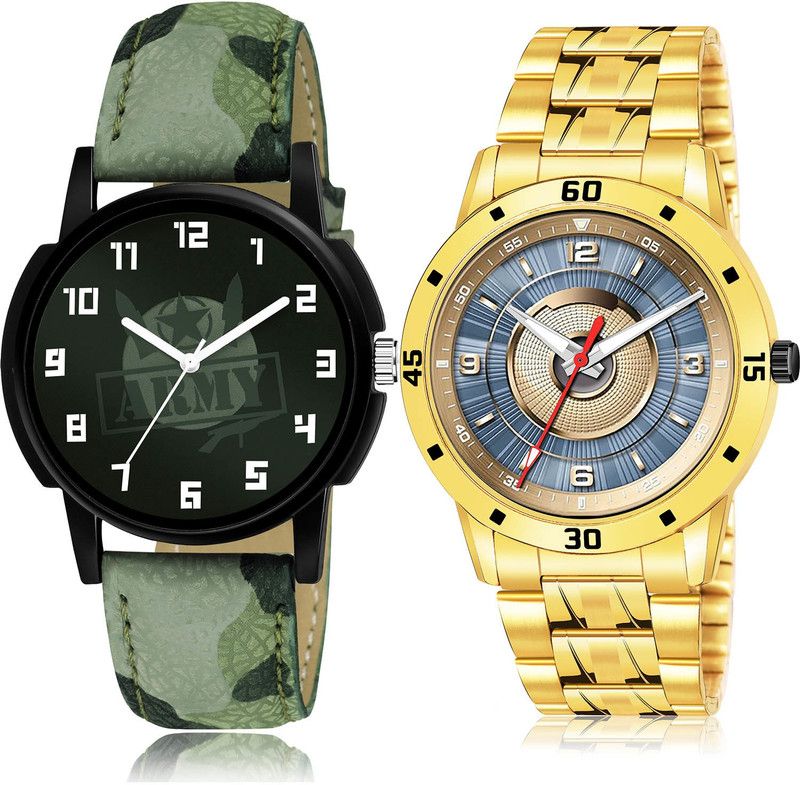 Analog Watch - For Men Modern Quartz 2 Watch Combo For Boys And Men - B21-(17-S-21)