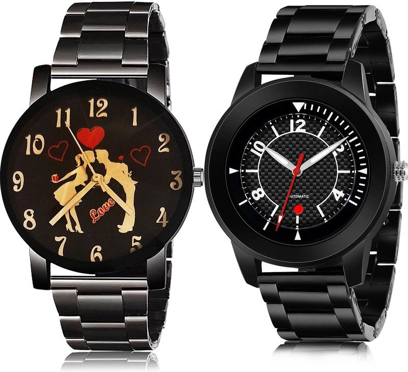 Analog Watch - For Men Contemporary Gift 2 Watch Combo For Boys And Men - BCPL6-(66-S-20)