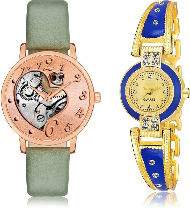 Analog Watch - For Girls Modern Chronograph 2 Watch Combo For Women And Girls - GM373-G445
