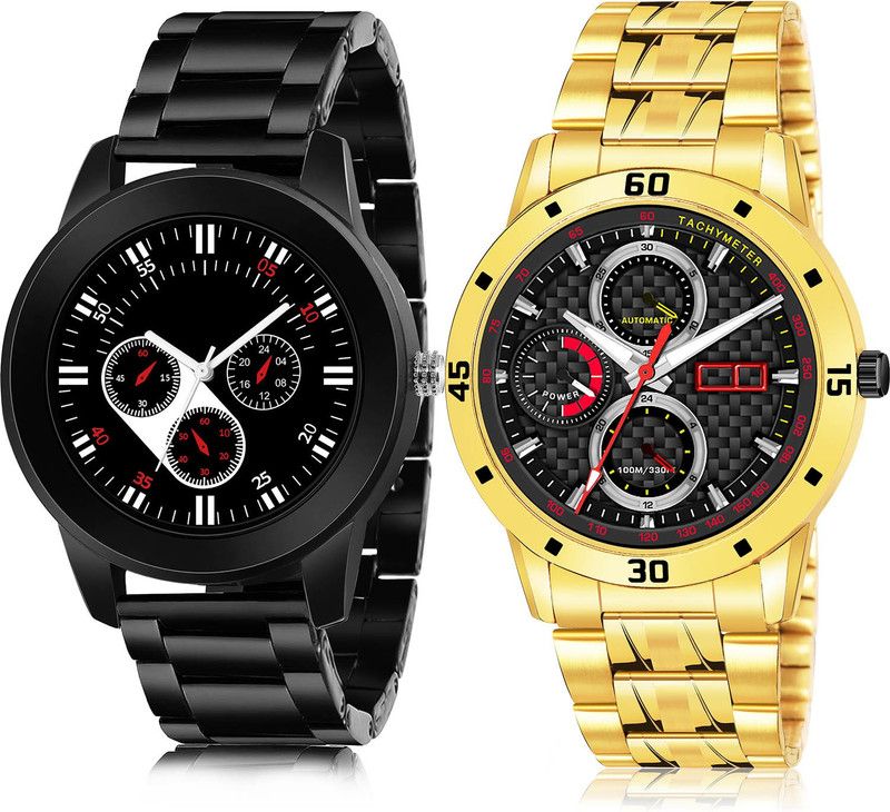 Analog Watch - For Men Modern Quartz 2 Watch Combo For Boys And Men - B948-(60-S-21)