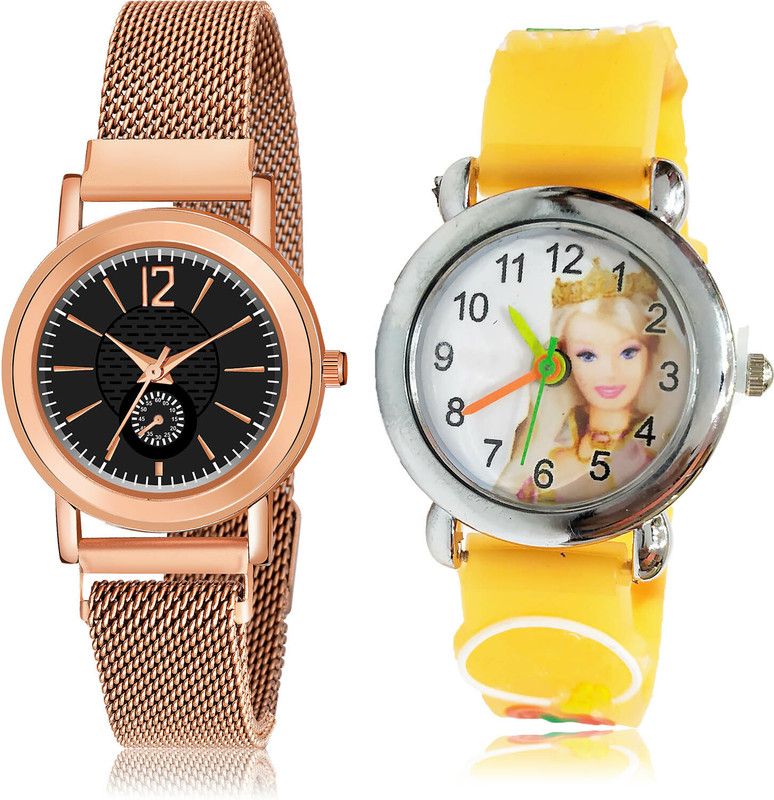 Analog Watch - For Girls Brand New Rich 2 Watch Combo For Women And Girls - GW38-GC48