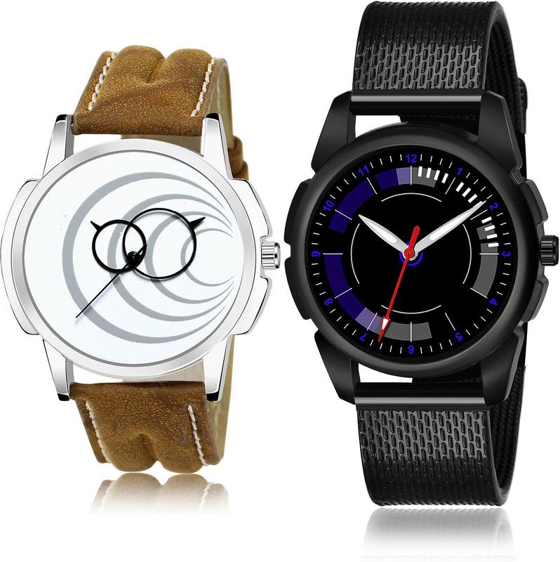 Analog Watch - For Men Latest Royal 2 Watch Combo For Boys And Men - BL46.63-(44-S-10)
